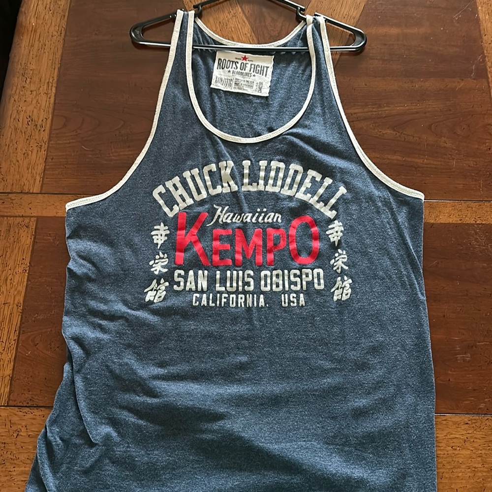 Roots of Fight tank top 3xl Chuck Liddell Hawaiian Kenpo